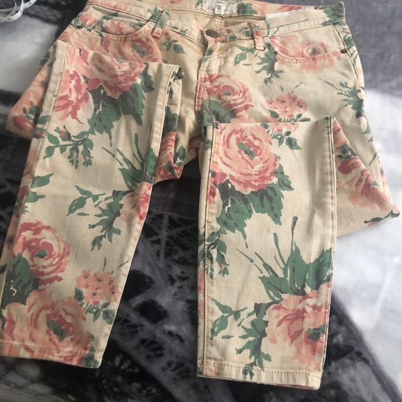 Current Elliott The Stiletto Haystack Floral Pants - Picture 10 of 12